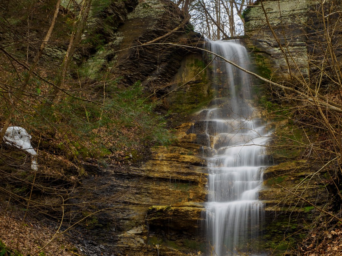 A small waterfall